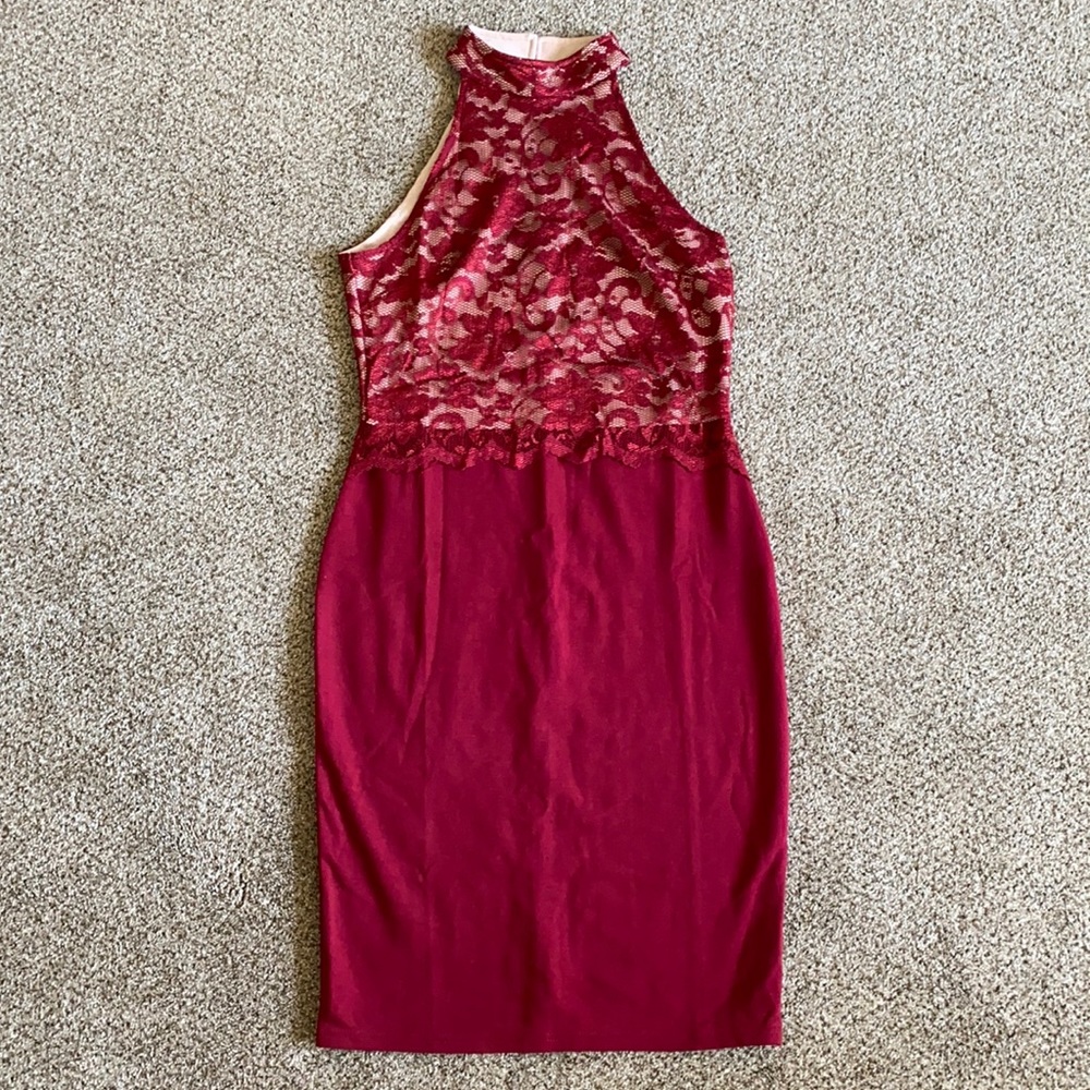 Red Lace Dress